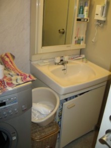 広くて機能的なサニタリー 広くて機能的なサニタリー